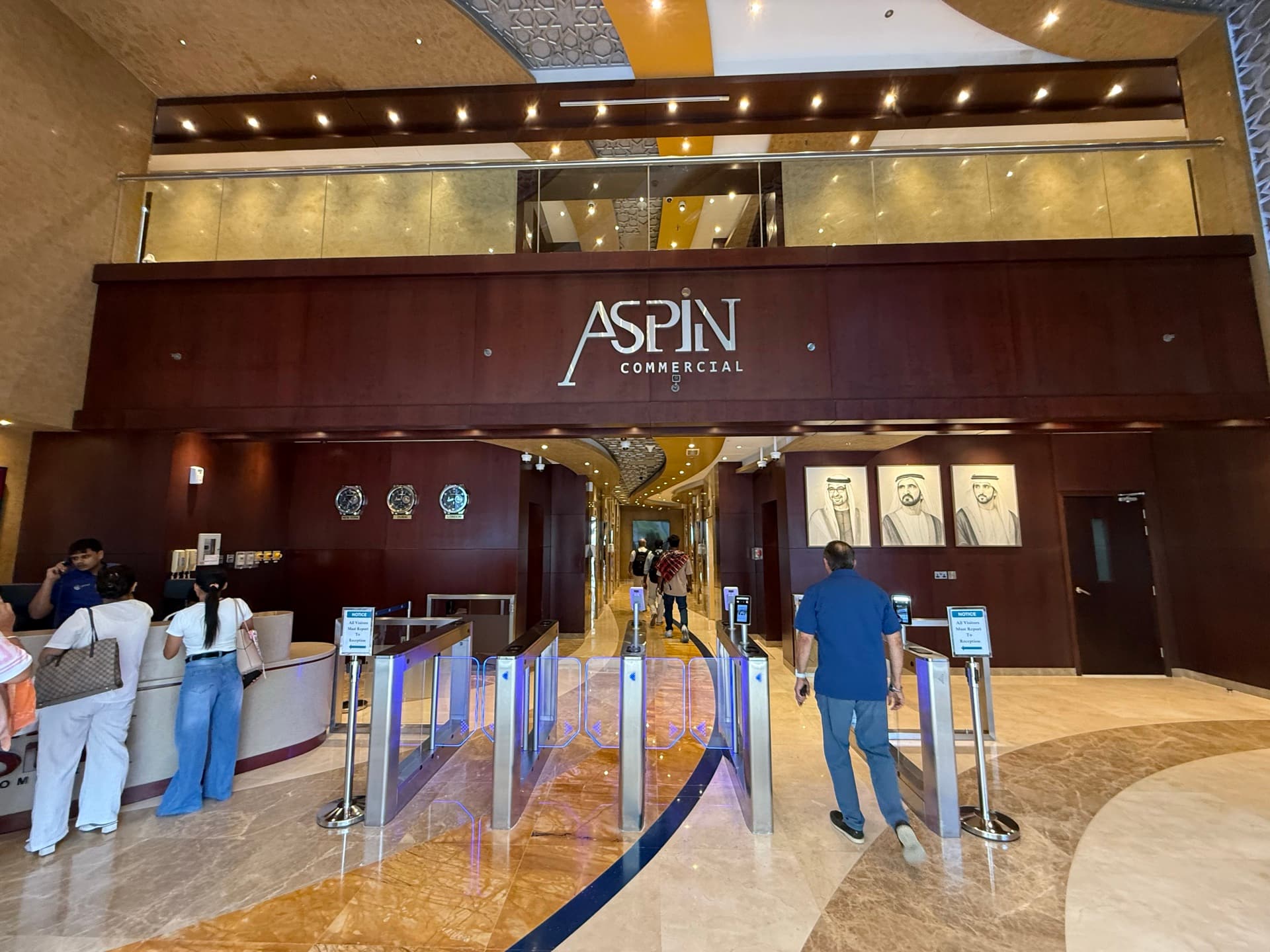 Aspin Commercial Tower ground floor lobby entrance