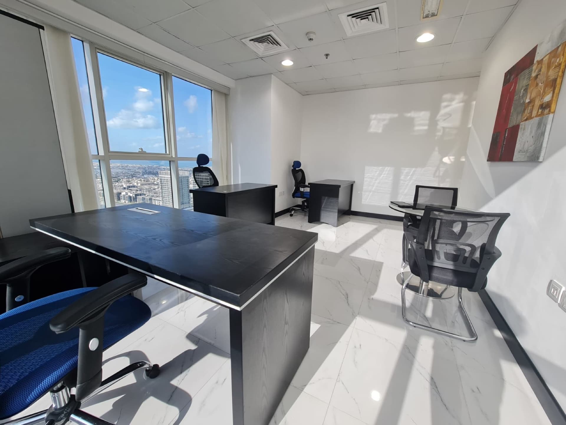 Large furnished office suite at Finest Business Center